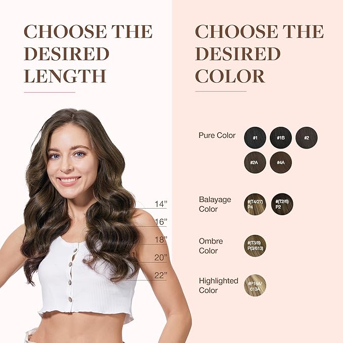 GOO GOO Clip in Hair Extensions Real Human Hair, Remy Human Hair Extensions Clip ins for Women, Natural Human Hair, 18inch 110g 7Pcs, 1B/6/1B Balayage Natural Black to Chestnut Brown