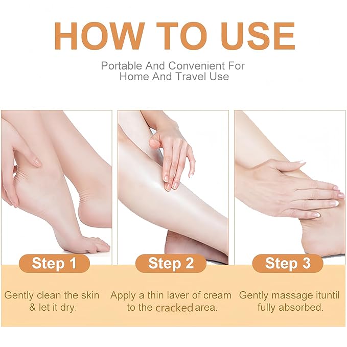 2pcs Cracked Heel Stick Balm, Manuka Honey Heel Stick For Cracked Feet, Foot Cream For Calluses and Dry Feet, Cracked Foot, Manuka Honey Hand Cream