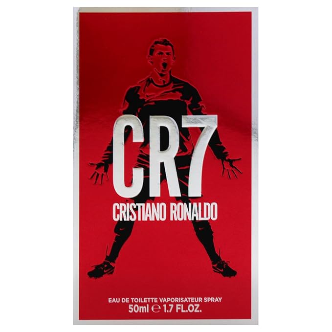 CR7 Cristiano Ronaldo - Eau De Toilette Cologne Scent for Men - Woody, Musky Men's Scent with Lavender, Cardamom, Tobacco, and Cedar - 1.7 oz