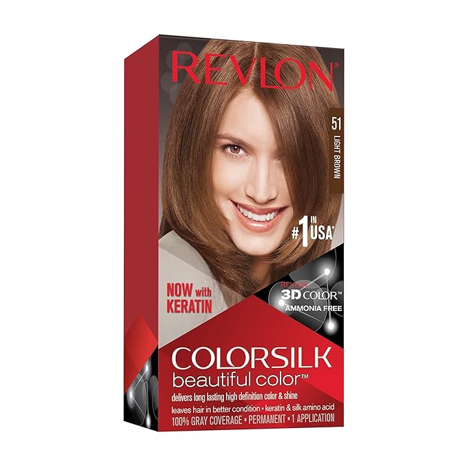 Revlon Colorsilk #51 Light Brown (Pack of 3)