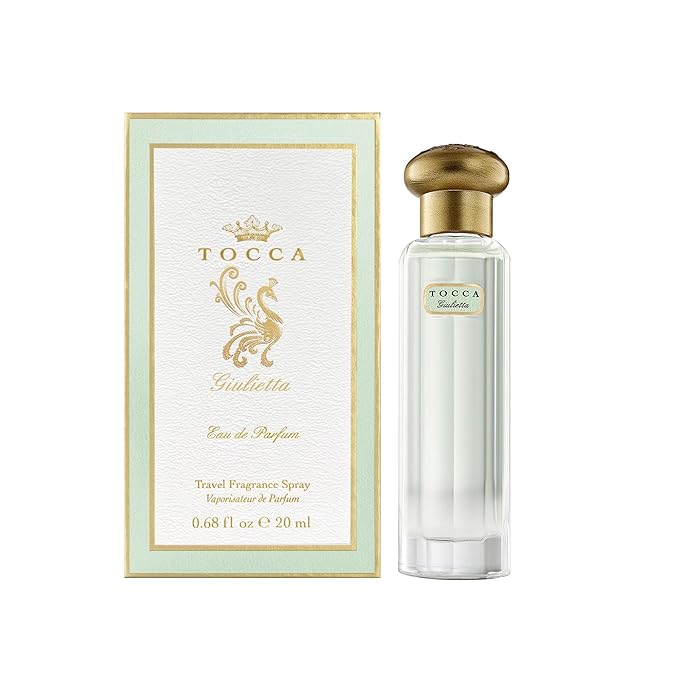 Tocca Eau de Parfum Set for Women, Giulietta (20ml + 50ml) - Fresh Floral, Pink Tulips, Green Apple, Vanilla Orchid, Hand-Finished Bottle