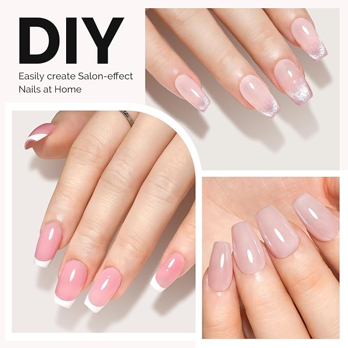 MelodySusie Short Ballerina X Nail Tips - 300Pcs 15Sizes Clear Acrylic, Half Matte Full Cover Press on Nails for DIY Extension & Salon Use,Pre-Shaped for Long-Lasting Manicure