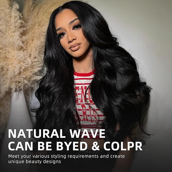 240% Density Human Hair Wig 13X4 HD Lace Front Wigs Human Hair Upgraded 12A Body Wave Wig Pre Cut Lace Real Bleached Tiny Knots 22inch