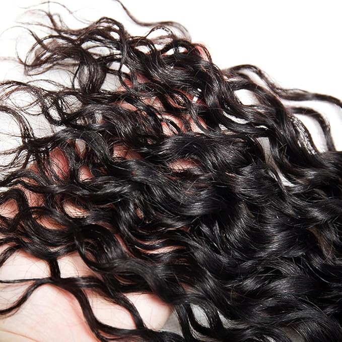 #1B Kinky Curly Bundles Wet and Wavy Bundles Human Hair 12 14 16 inch Curly Wave Human Hair Weave Bundle