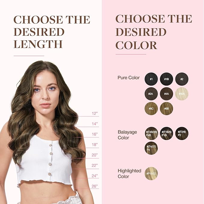 GOO GOO Clip in Hair Extensions Real Human Hair, Remy Human Hair Extensions Clip ins for Women, Natural Human Hair, 22inch 150g 9Pcs, 1D/2C/4E Chocolate Dip Color Melt