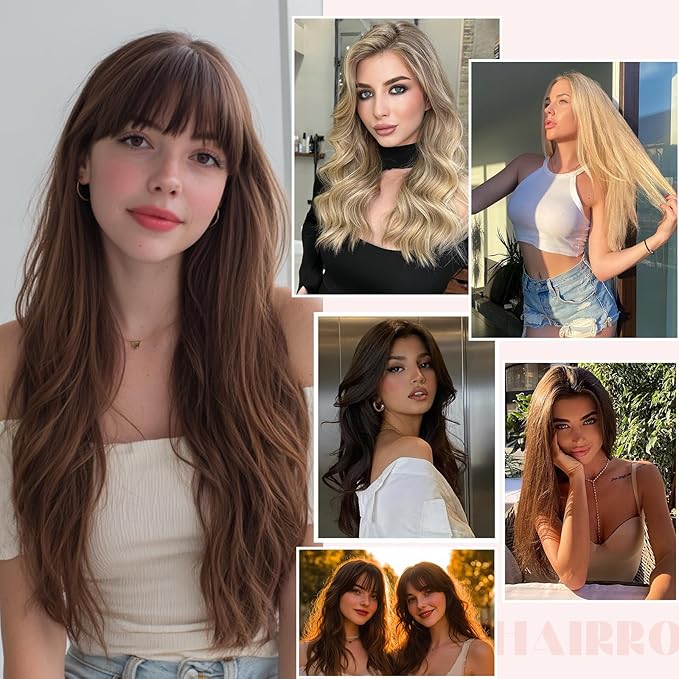 Hairro Wire Hair Extensions Human Hair, Fish Line Invisible Adjustable & Clips in Extensions Straight, 100% Real Hairpieces Seamless Blending for Women, 12 Inch 65g Ash Blonde Mix Bleach Blonde