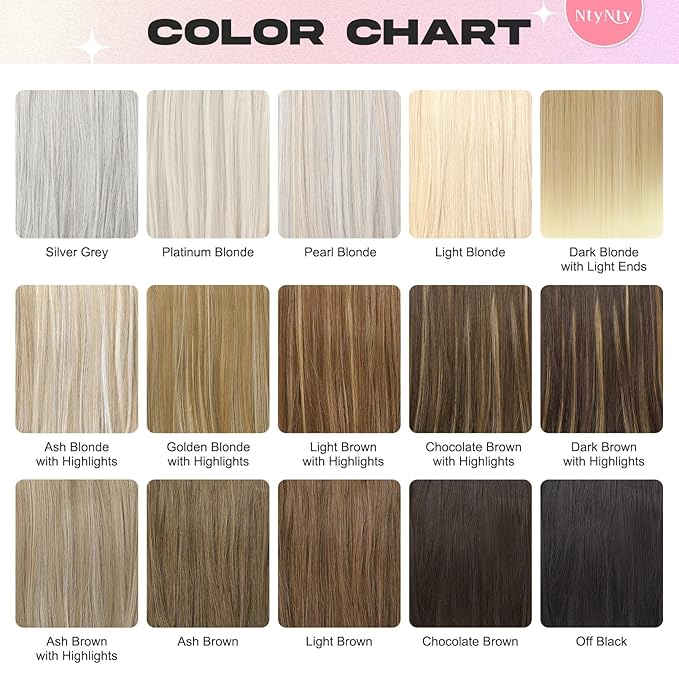 Hair Extensions, 4PCS 18" Clip in Hair Extensions Layered Cut Natural Lightweight Hairpieces with Thinner Softer Invisible Weft for Women - Dark Blonde with Light Ends