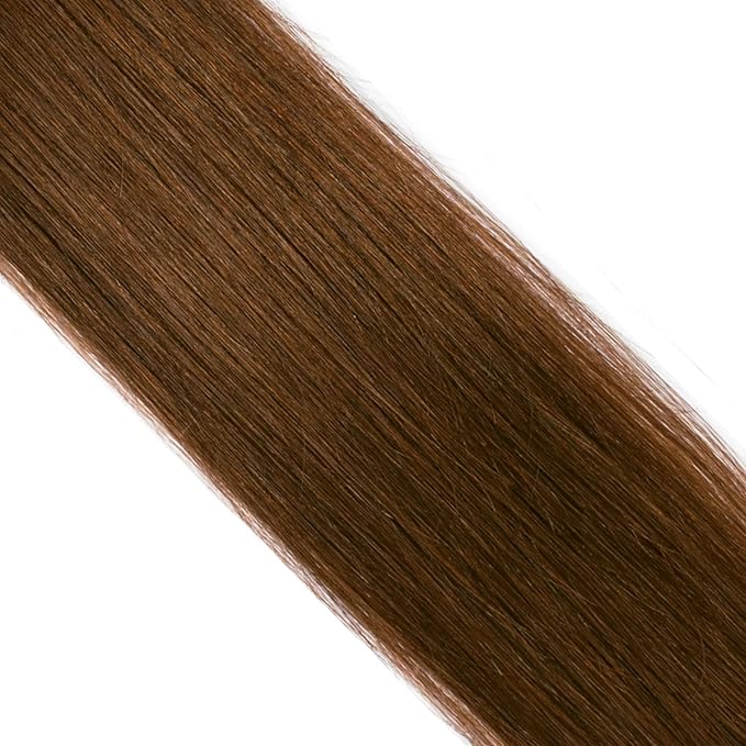 Brow Extension Hair – 100% Virgin Remy Human Hair – For Eyebrow Extensions – Natural-Looking, Soft Finish – Lasts Up to 6 Weeks – For Up to 8 Clients (Chestnut)
