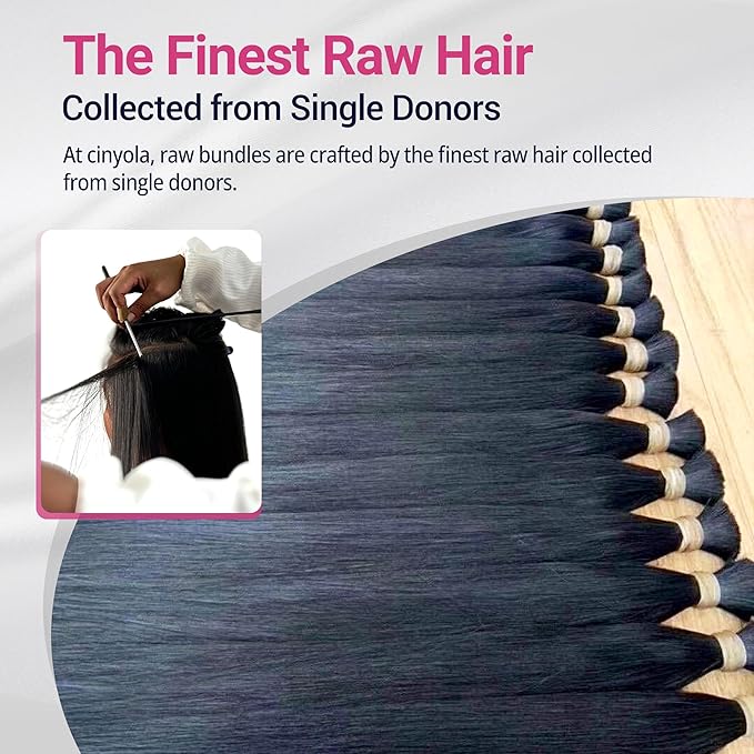Real Raw Human Hair 3 Bundles Deal Body Wave, 6X Lifespan Than Regular Virgin Hair, No.1 Quality, No Shedding, No Tangling, 16 18 20 Inches Raw Indian Wavy Hair Bundles