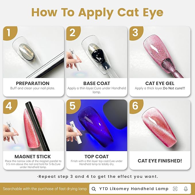 YTD Likomey Cat Eye Gel Nail Polish,15ml Olive Green Brocade Glitter Iridescent Holographic Translucent Neutral Jelly Sheer Shiny Magnetic Opal Shimmer Fall Winter UV Gel with Magnet Stick,MY361