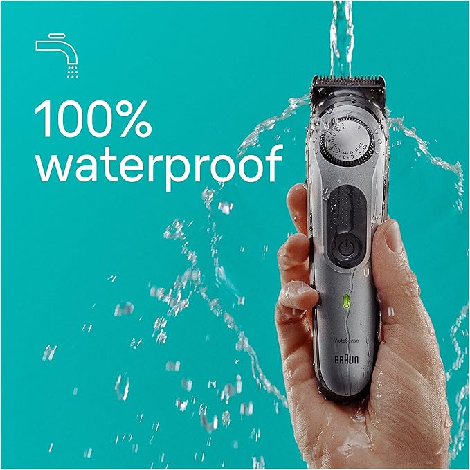 Braun All-in-One Men's Shaving Kit Series 7 7420, 11-in-1 Beard, Face, Nose, Ear Trimmer, Hair Clippers, Body Groomer and Manscaping, Holiday Gifts for Men