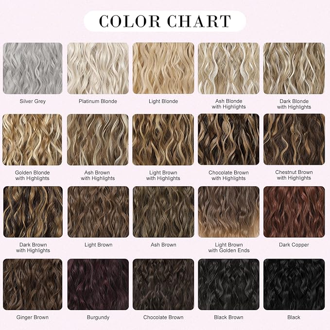 REECHO Clip in Hair Extensions, 4PCS Hair Extensions 12" Short Curly Wavy Blonde hair extensions Invisible Lace Weft Natural Soft Hairpieces for Women – Light Ash Brown with Highlights