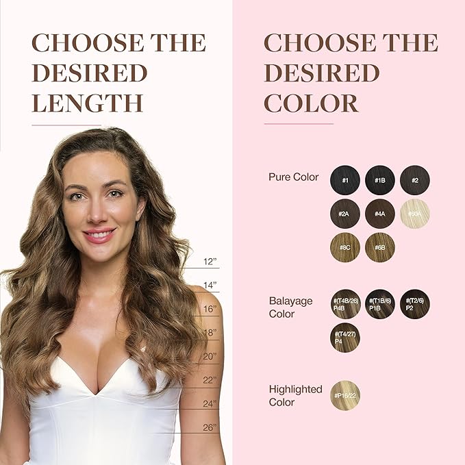 GOO GOO Clip in Hair Extensions Real Human Hair, Remy Human Hair Extensions Clip ins for Women, Natural Human Hair, 22inch 220g 9Pcs, #4/27/4 Balayage Chocolate Brown to Caramel Blonde