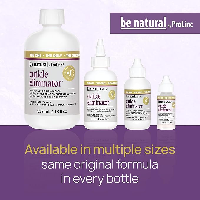ProLinc Cuticle Eliminator - Instant Cuticle Remover Liquid, Softener for Nails, Removes Cuticles in Seconds, Nail Care, 2 fl oz