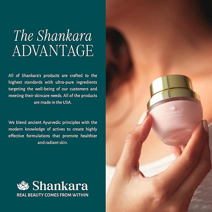Shankara Gheesutra Face Emulsion with 100X Washed A2 Ghee, Hibiscus, and Vitamin C – Daily Facial Moisturizer for Skin Firming, Toning, and Hydration – Ayurvedic Skin Care for All Skin Types