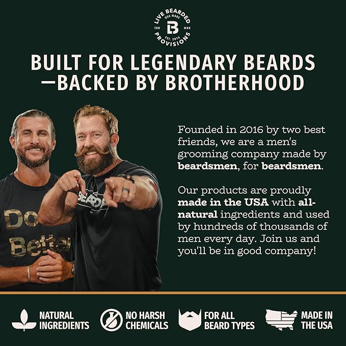 Live Bearded Utility Spray - All Purpose Cologne with Natural Fragrance - Made in the USA - 3.4 fl oz Bottle | Executive Scent - Cedar, Vanilla