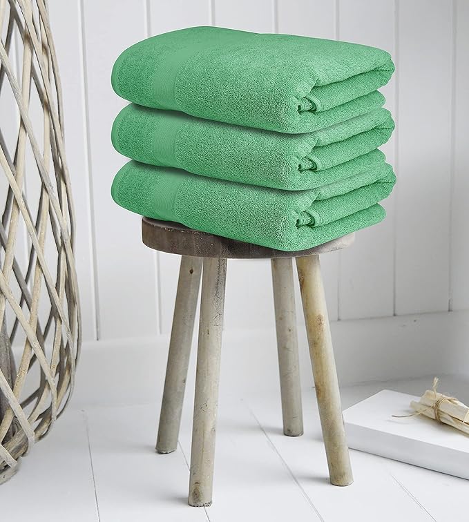 Softolle Luxury Bath Towels Set of 4 (27” x 54”) | Towels for Bathroom | Super Soft | Highly Absorbent Towels for Home, Spa, Gym (Sea Green)