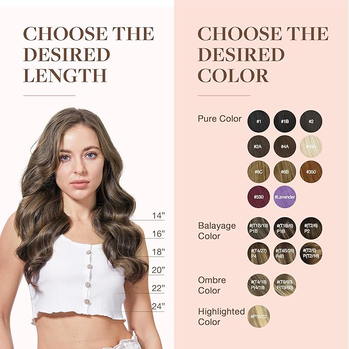 GOO GOO Clip in Hair Extensions Real Human Hair, Remy Human Hair Extensions Clip ins for Women, Natural Human Hair, 16inch 120g 7Pcs, 4D/14/5B Brunette Balayage