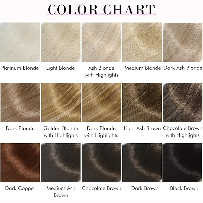 REECHO Hair Extensions, 24" Straight Long Thick 4 PCS Set Thick Clip in on Hair Extensions -Chocolate Brown