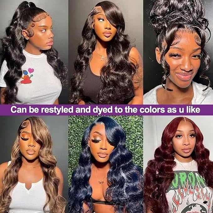 360 Lace Front Wigs Human Hair 220% Density Hidden Straps Body Wave HD Lace Front Wigs with Drawstring 360 Full Lace Wigs Brazilian Virgin Human Hair Wig for Women Natural Black 20Inch