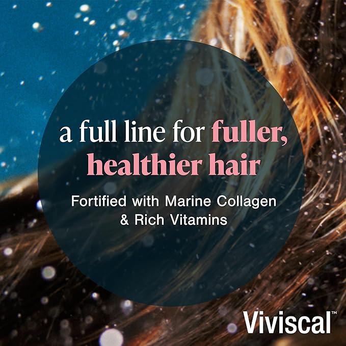 Viviscal Hair Thickening Serum, Instant Lightweight Hair Product, Leave-in Elixir for Thicker, Fuller Looking Hair, with Keratin & Biotin, 50ml (1.69 fl. oz.)