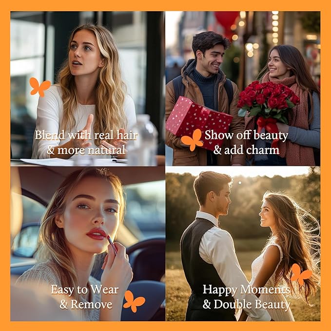 DOORES Clip in hair extensions, 5pcs 75g Dark Brown 14 Inch Human Hair Extensions Clip in Remy Hair Extensions Natural Straight