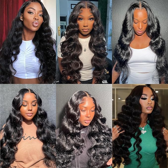 14A Brazilian Body Wave Bundles Human Hair 18 20 22 24 Inch 100% Real Raw Virgin Human Hair Bundles Body Wave 4 Bundles Human Hair Extension Natural Color(18 20 22 24)