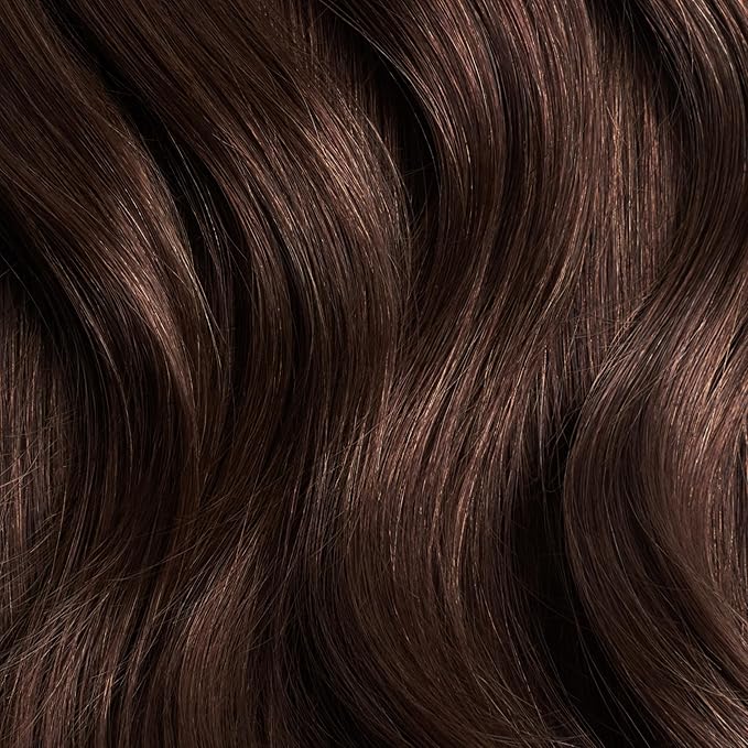 Luxy 100% Remy Human Hair, Classic 160g Clip-In Hair Extensions - 10 Wefts Multi-Dimensional Color for Natural Blending, Adds Volume & Length, Easy Apply & Remove 20" Chocolate Brown Classic