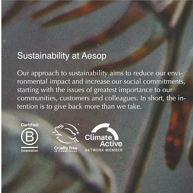 Aesop Resurrection Aromatique Travel Size Hand Balm | Lotion with Sweet Almond and Macadamia Nut to Nourish Dry Hands | 2.4 oz / 75mL