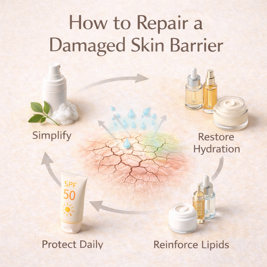 Simple steps to repair a damaged skin barrier without overcomplicating your routine