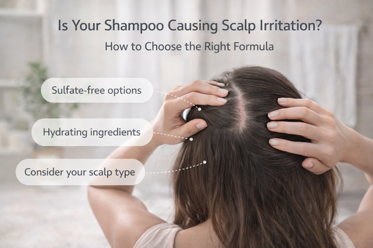 Identifying if your shampoo is causing scalp irritation and how to choose the right formula