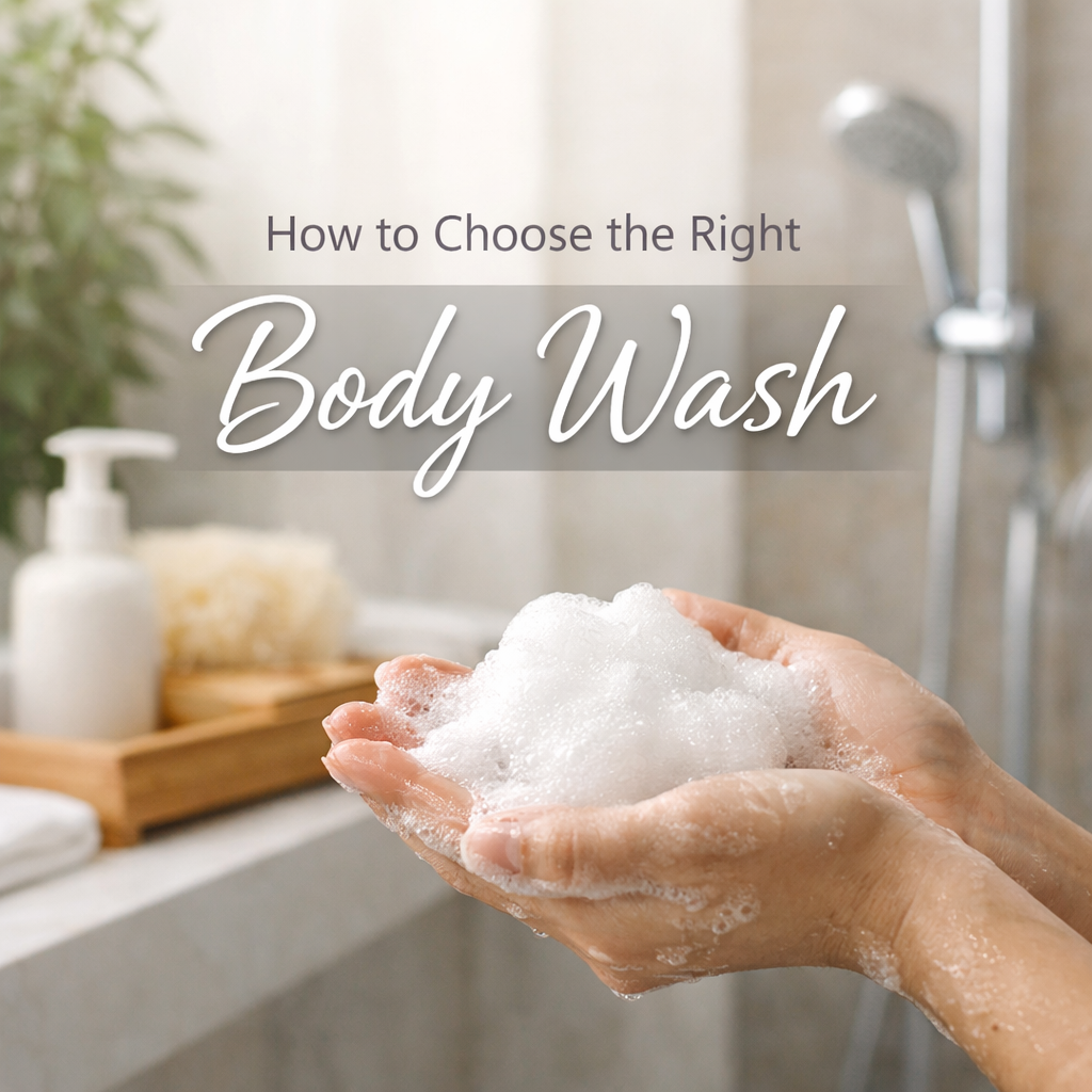 Choosing the right body wash formula for your specific skin type