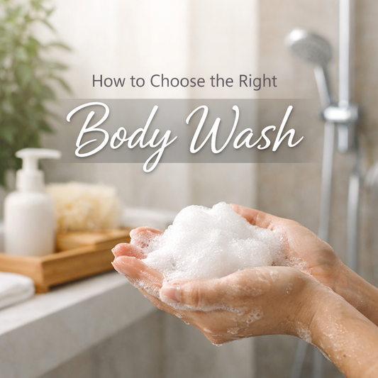 Choosing the right body wash formula for your specific skin type