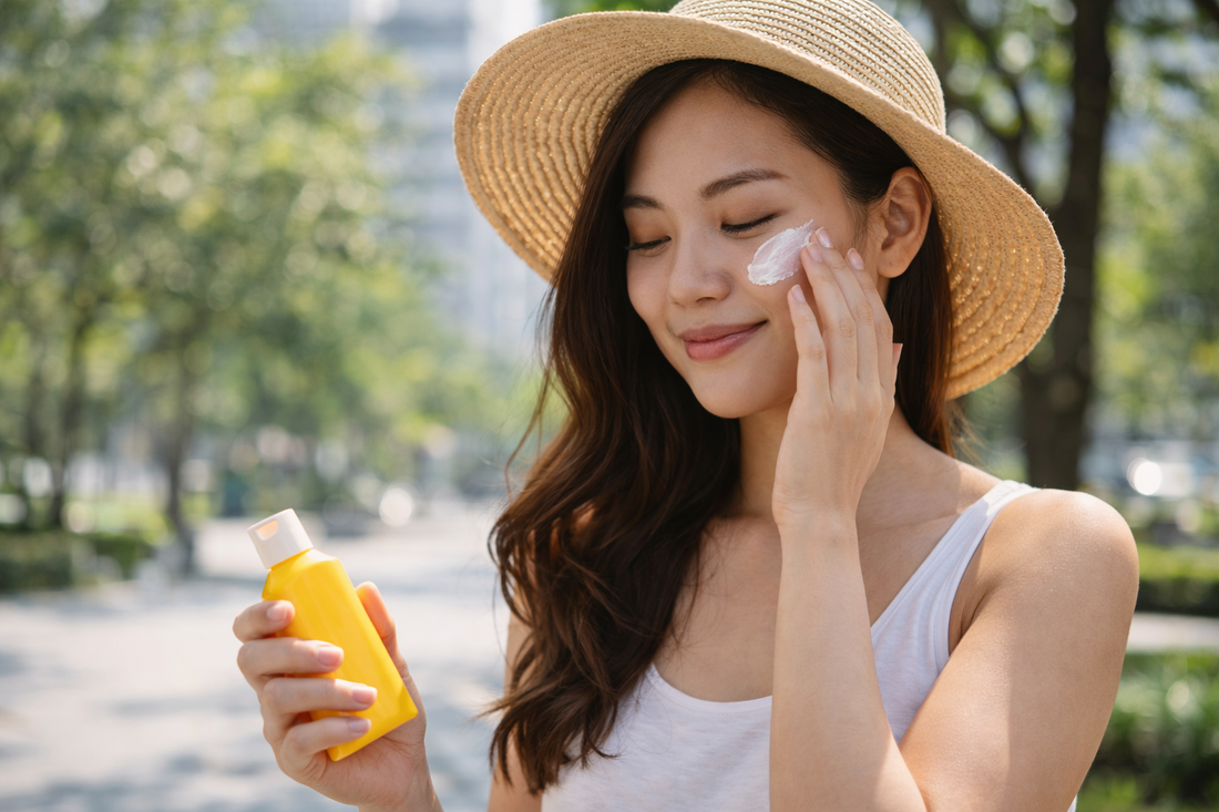 Daily sun care and sunscreen application as the most important skincare habit