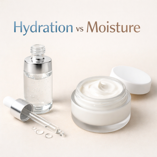 Hydration versus moisture explained for building a stronger skin barrier