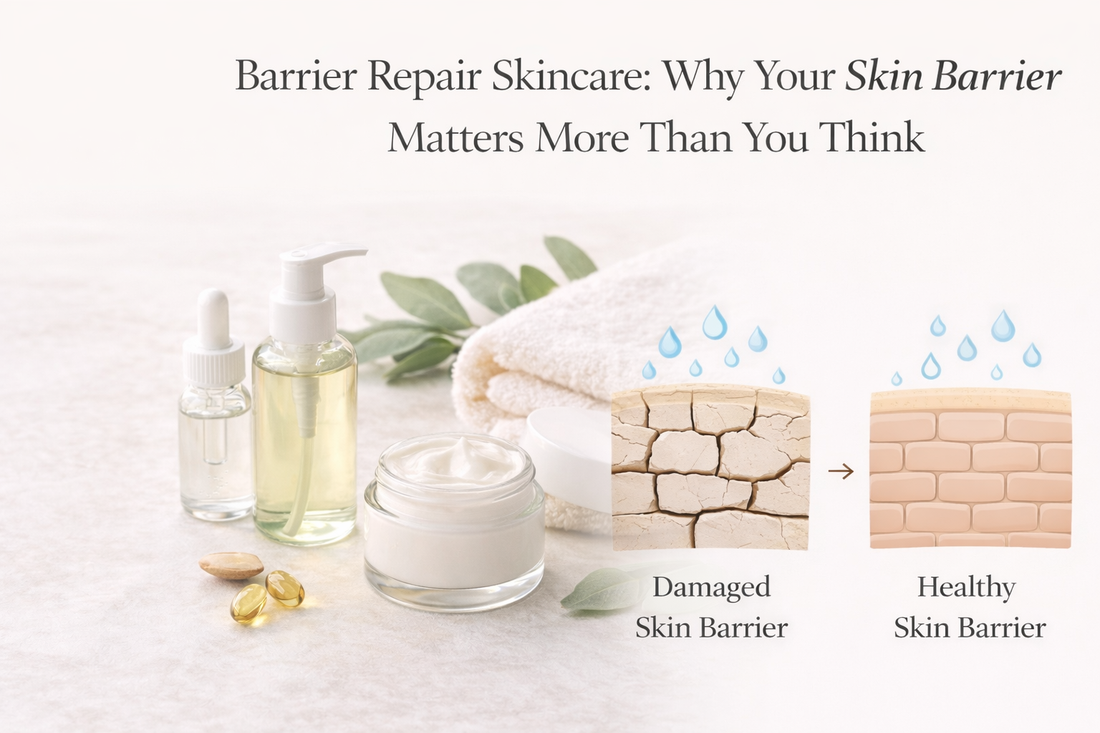 Barrier repair skincare products supporting a healthy and resilient skin barrier