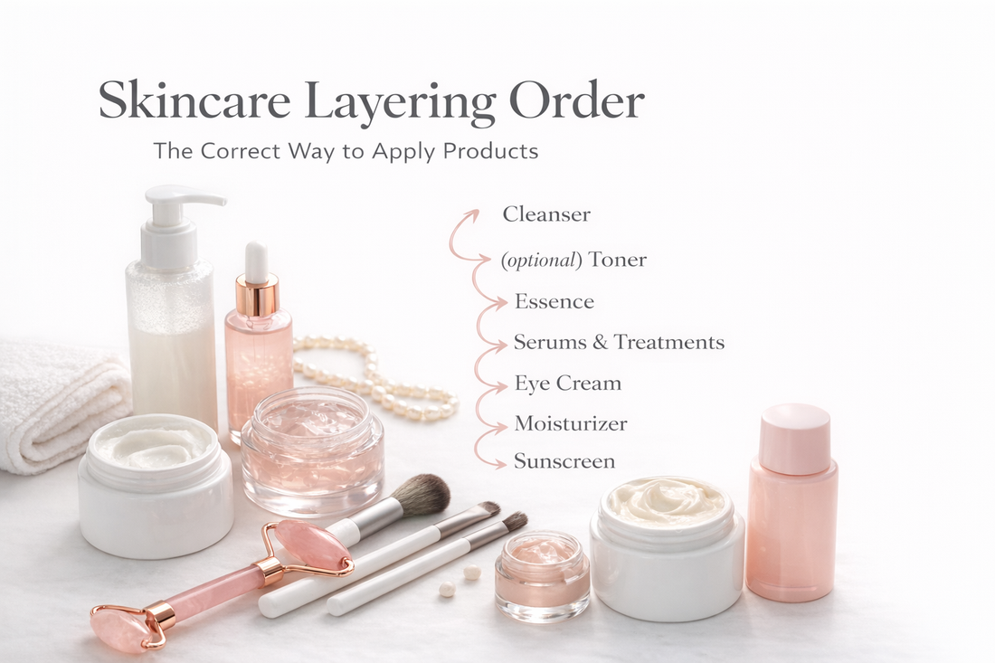 Correct skincare layering order for maximum product absorption and results