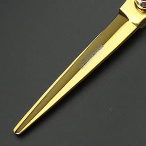 Hair Cutting Scissors Shears Professional Barber 6 inch Hairdressing Scissor Home Use for Man Woman Adults Kids Babies (6-inch flat shear-A)