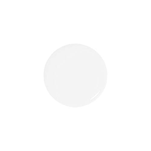 MODE Creamy Cloud White Nail Polish Color Lacquer, Long Lasting Chip Resistant Strengthening Protection, Pro Wide Contour Brush, Vegan, Made in NY USA, 7 Soir Le Vernis, White Hot Shock