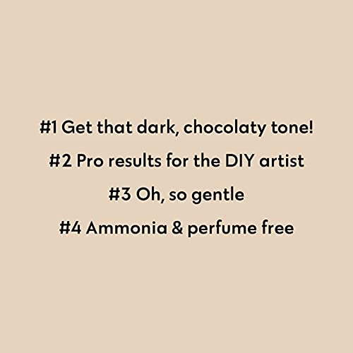 Four Reasons Original Takeaway Color - Chocolate Chip – 4.7 Dark Chocolate Brown - Demi-Permanent Hair Color - Ammonia-Free and Fragrance-Free Hair Dye - 100% Vegan & Cruelty Free