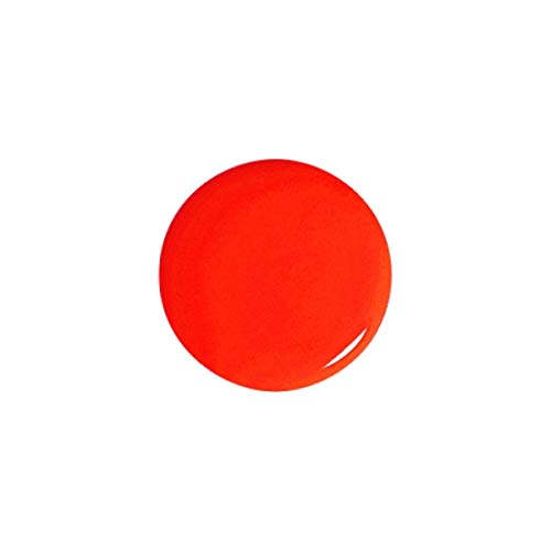 MODE Fiery Orange Coral Nail Polish Color, Long Lasting Nail Lacquer, Chip Resistant Strengthening Protection, Pro Wide Contour Brush, Vegan, NY Made, 7 Soir Le Vernis, Laughing One