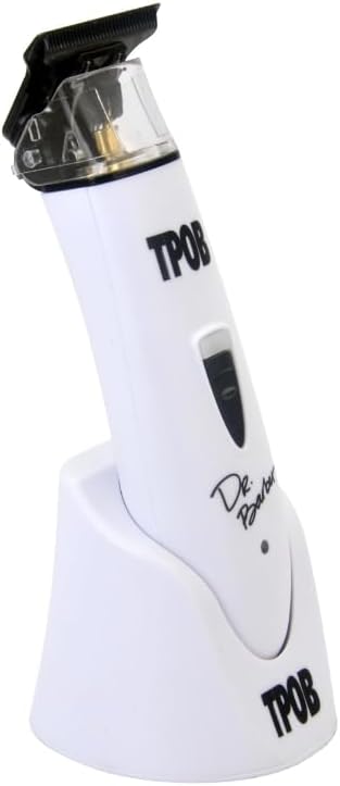 TPOB Ghost X Beard Trimmer Hair Clippers for Men, Professional Hair Trimmer DLC Blade Trimmer Cordless Rechargeable Edgers Clippers Electric Beard Trimmer Shaver for Home use or Barber (Ghost X White)