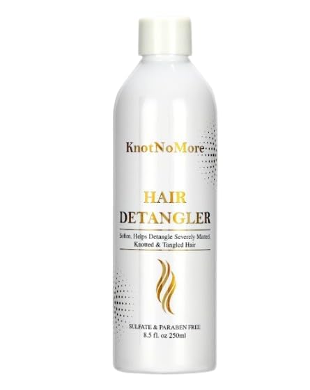 Matted Hair Detangler for Extremely Tangled Hair - Sulfate & Silicone Free - 8.5 Fl Oz (250 ml) - Suitable for All Hair Types - Children & Adult Hair Detangler
