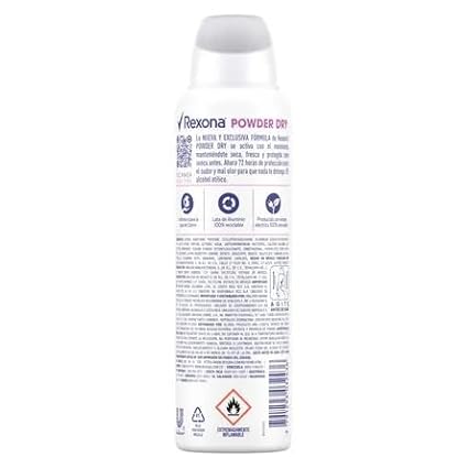 Rexona Spray Powder Dry 150ml, 5.07 Fl.oz (net :Pack of 1)
