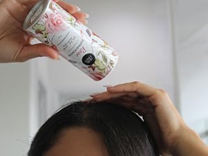 Herb & Root Talc Free Body Dusting Powders. Rose, Vanila, Sandalwood, Lavender, Jasmine, and Gift Sets (Full Size, Rose)