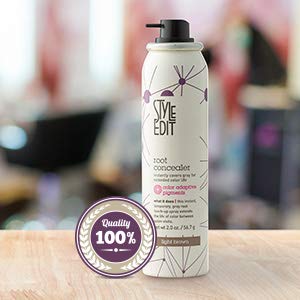 Style Edit Root Concealer Touch Up Spray | Instantly Covers Grey Roots | Professional Salon Quality Cover Up Hair Products for Women |Dark Brown 2 Ounce (Pack of 3)