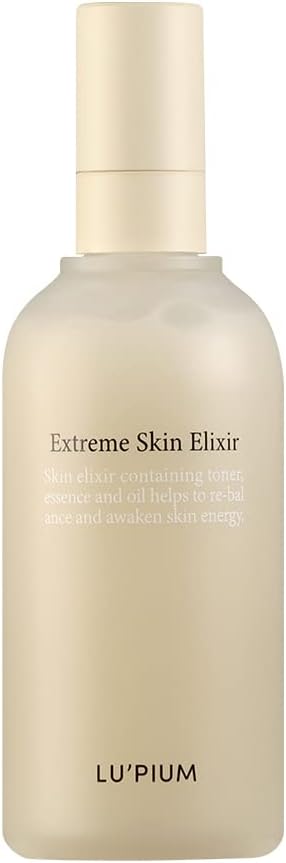 LU'PIUM Extreme Skin Elixir 100ml 3.38 fl. oz. – Vegan Hydrating Ampoule Mist for Sensitive or Damaged Skin, Barrier Repair & Soothing Care, Inspired by Korean Skincare