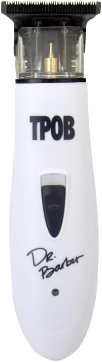 TPOB Ghost X Beard Trimmer Hair Clippers for Men, Professional Hair Trimmer DLC Blade Trimmer Cordless Rechargeable Edgers Clippers Electric Beard Trimmer Shaver for Home use or Barber (Ghost X White)