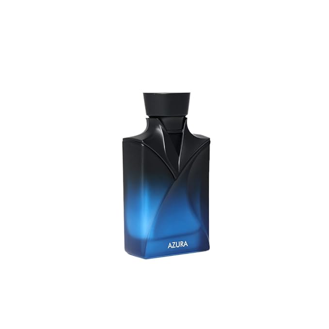 NASEEM Azura Blue Aqua Perfume for Men 90ml – Fresh Spicy Aromatic Long-Lasting Eau De Parfum | Alcohol-Free Men’s Fragrance | Arabian Clean Masculine Scent