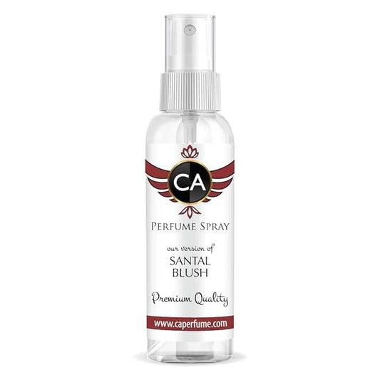 CA Perfume Eco Refill Impression of Santal Blush For Women Fragrance Eau de Parfum Spray Refillable Bottle 2 Fl Oz/60ml-X1